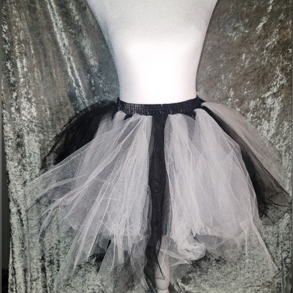 Halloween Skirt Layered Tulle Tutu Ballet Dance - Picture 4 of 10